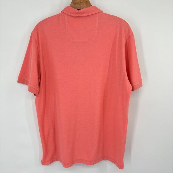 Tommy Bahama Island Zone Coral Polo Shirt mens size medium - Picture 12 of 12